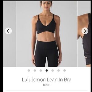 Lululemon Lean In Bra - 8